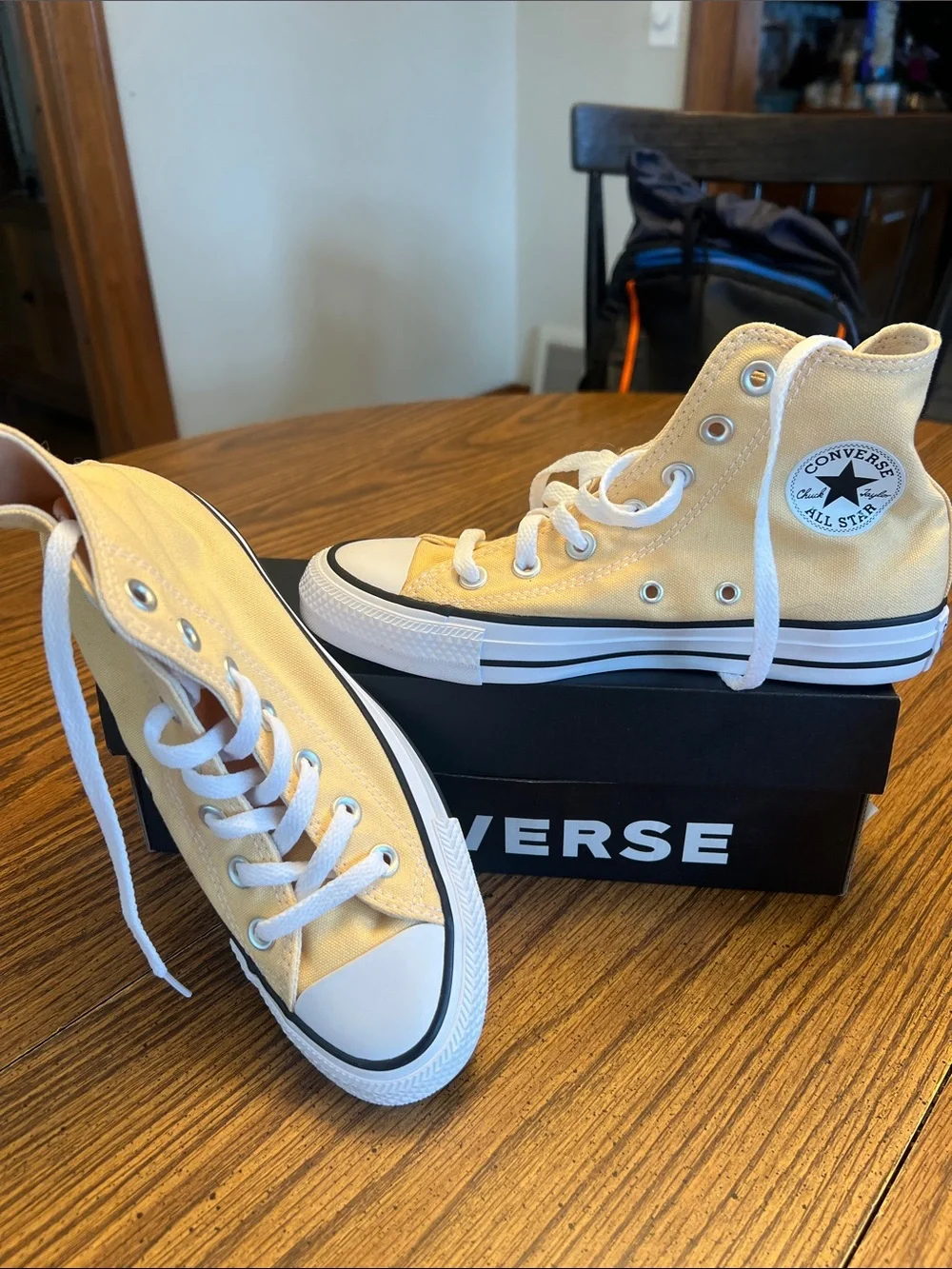 Converse Black and White Shoe Box